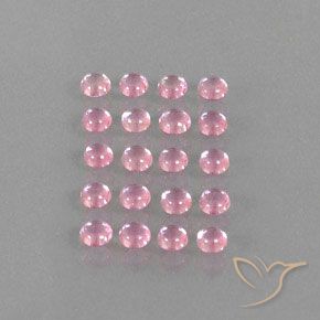 3.66 ctw Pink Sapphire Stones, Natural Sapphire in Round Cabochon Shape for Sale
