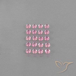 Very Light Pink Sapphire Gem - 0.2ct Round Cabochon (ID: 344939)