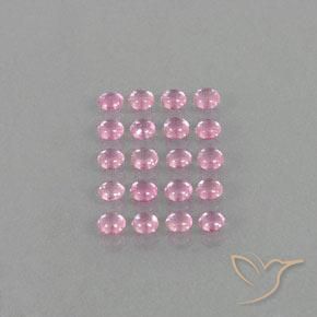 Sapphire Gemstones in 3.1 mm Size for Sale, Sapphire Stones in Very Light Pink Color