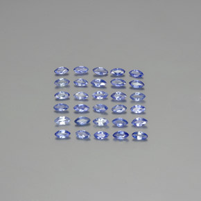 Pastel Blue Sapphire Gem - 0.1ct Marquise Facet (ID: 344947)