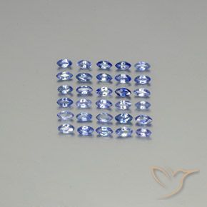 2.64 ct Loose Blue Sapphire, 3.9 x 2.1 mm Marquise Cut From Sri Lanka, Photo A