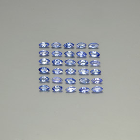 2.63 ctw Blue Sapphire Gemstones, Sapphire Gems in Marquise Facet Shape for Sale.