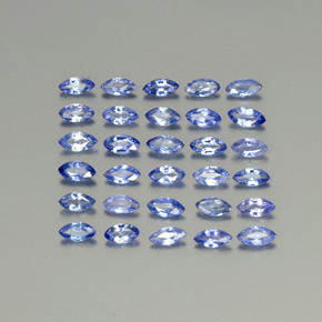 2.63 ctw Blue Sapphire Stones, Natural Sapphire in Marquise Facet Shape for Sale