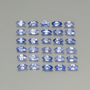 2.56 ctw Blue Sapphire Stones, Natural Sapphire in Marquise Facet Shape for Sale