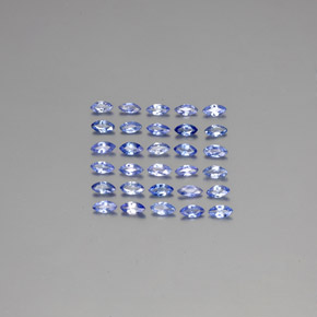 2.11 ctw Blue Sapphire Gemstones, Sapphire Gems in Marquise Facet Shape for Sale.