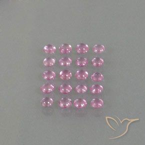 Sapphire Gemstones in 3.2 mm Size for Sale, Sapphire Stones in Very Light Pink Color