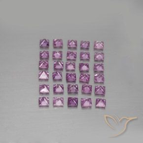 Sapphire Gemstones in 2.4 x 2.3 mm Size for Sale, Sapphire Stones in Light Pink Color