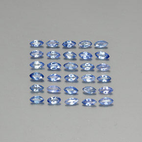 2.83 ctw Blue Sapphire Gemstones, Sapphire Gems in Marquise Facet Shape for Sale.