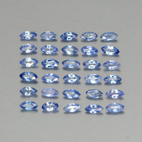 2.83 ctw Blue Sapphire Stones, Natural Sapphire in Marquise Facet Shape for Sale