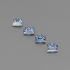 Sapphire Gemstone in 4 x 4 mm (calibrated) Size for Sale, Sapphire Stone in Blue Color