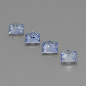 Sapphire Gemstone in 4 x 4 mm (calibrated) Size for Sale, Sapphire Stone in Blue Color