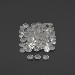 Sapphire Gemstone in 1.6 mm Size for Sale, Sapphire Stone in White Color