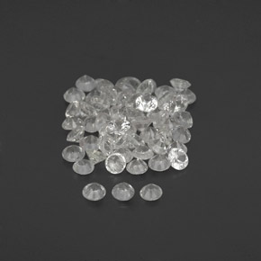 Sapphire Gemstone in 1.7 mm Size for Sale, Sapphire Stone in White Color