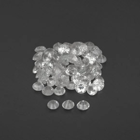 Sapphire Gemstone in 1.6 mm Size for Sale, Sapphire Stone in White Color