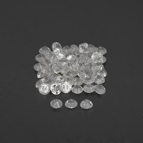 Sapphire Gemstone in 1.6 mm Size for Sale, Sapphire Stone in White Color