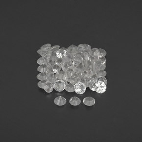 Sapphire Gemstone in 1.5 mm Size for Sale, Sapphire Stone in White Color