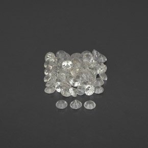 Sapphire Gemstone in 1.6 mm Size for Sale, Sapphire Stone in White Color