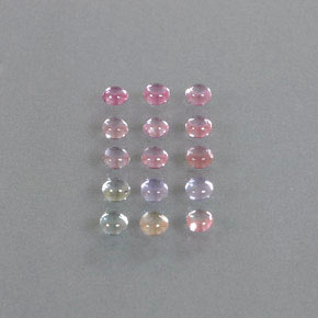 Sapphire Gemstone in 3.1 mm Size for Sale, Sapphire Stone in Multicolor Color