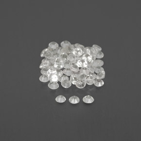 Sapphire Gemstone in 1.5 mm Size for Sale, Sapphire Stone in White Color