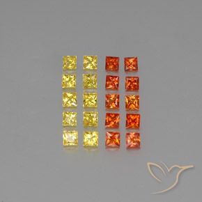 2.73 ct Loose Princess Cut Sapphire, 2.7 x 2.7 mm From Tanzania, Photo A