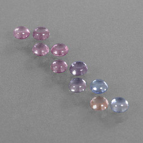 0.2ct Round Cabochon Multicolor Sapphire Gem for sale 0.2ct Round Cabochon Multicolor Sapphire Gem (ID: 347176)