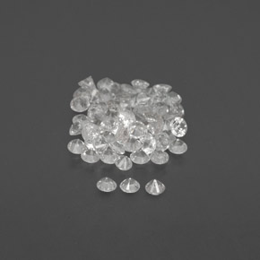 Sapphire Gemstone in 1.6 mm Size for Sale, Sapphire Stone in White Color