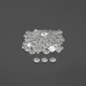 Sapphire Gemstone in 1.5 mm Size for Sale, Sapphire Stone in White Color