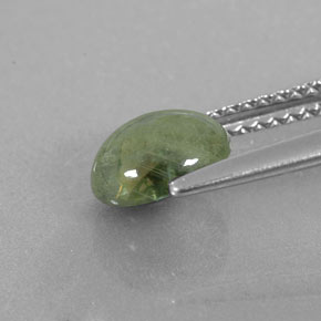 Sapphire Gemstone in 7.4 x 6 mm Size for Sale, Sapphire Stone in Green Color