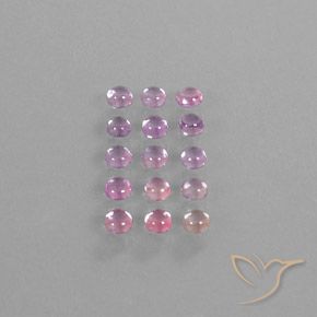 Multicolor Sapphire Gem - 0.2ct Round Cabochon (ID: 347389)