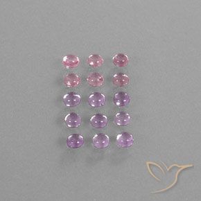 Multicolor Sapphire Gem - 0.2ct Round Cabochon (ID: 347390)