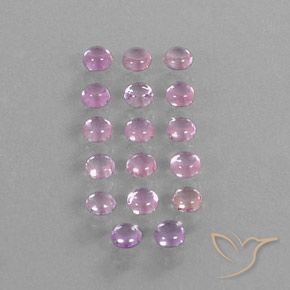 3.05 ctw Pink Sapphire Stones, Natural Sapphire in Round Cabochon Shape for Sale