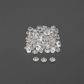 Sapphire Gemstone in 1.6 mm Size for Sale, Sapphire Stone in White Color