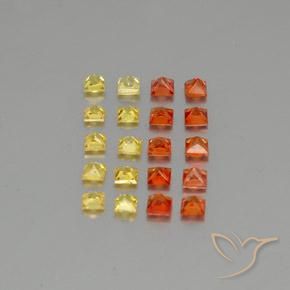 Sapphire Gemstones in 2.8 x 2.7 mm Size for Sale, Sapphire Stones in Multicolor Color