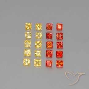 1.8 ct Loose Princess Cut Sapphire, 2.4 x 2.4 mm From Sri Lanka, Photo A