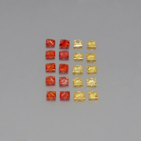 Sapphire Gemstone in 2.4 x 2.4 mm Size for Sale, Sapphire Stone in Multicolor Color