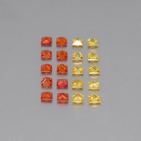Sapphire Gemstone in 2.2 x 2.2 mm Size for Sale, Sapphire Stone in Multicolor Color