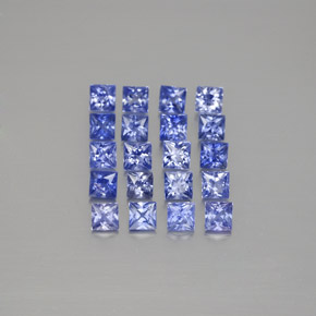 2.20 ct Blue Sapphire Gemstone, Sapphire Gem in Princess-Cut Shape for Sale.