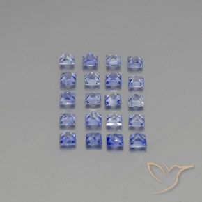 Sapphire Gemstones in 2.9 x 2.9 mm Size for Sale, Sapphire Stones in Deep Blue Color