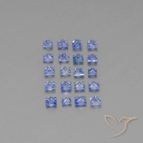 Sapphire Gemstones in 2.6 x 2.5 mm Size for Sale, Sapphire Stones in Intense Blue Color