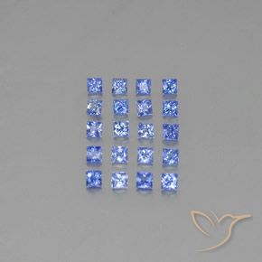 Intense Blue Сапфир Камень - 0.1ct Огранка Принцесса (ID: 348115)
