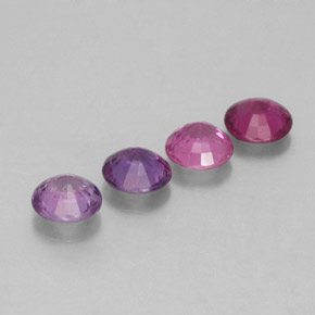 Sapphire Gemstone in 4 mm (calibrated) Size for Sale, Sapphire Stone in Multicolor Color
