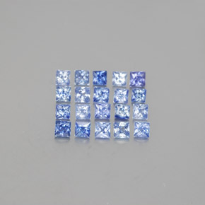 2.15 ct Blue Sapphire Gemstone, Sapphire Gem in Princess-Cut Shape for Sale.