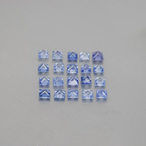 Sapphire Gemstone in 2.5 x 2.5 mm Size for Sale, Sapphire Stone in Blue Color