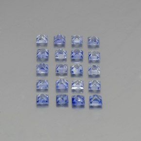 Sapphire Gemstones in 2.1 x 2.1 mm Size for Sale, Sapphire Stones in Intense Blue Color