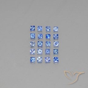 Medium Dark Blue Сапфир Камень - 0.1ct Огранка Принцесса (ID: 348476)