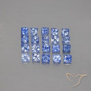 Pastel Blue Сапфир Камень - 0.1ct Огранка Принцесса (ID: 348752)