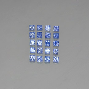 1.21 ct Blue Sapphire Gemstone, Sapphire Gem in Princess-Cut Shape for Sale.