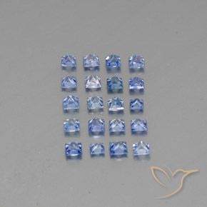 Sapphire Gemstones in 2.2 x 2.2 mm Size for Sale, Sapphire Stones in Medium Dark Blue Color