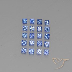 0.1ct Princess-Cut Blue Sapphire Gem for sale 0.1ct Princess-Cut Blue Sapphire Gem (ID: 349100)