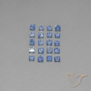 Sapphire Gemstones in 2.7 x 2.7 mm Size for Sale, Sapphire Stones in Medium Dark Blue Color